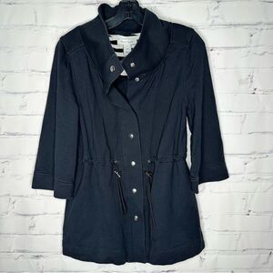 White House Black Market black drawstring medium jacket